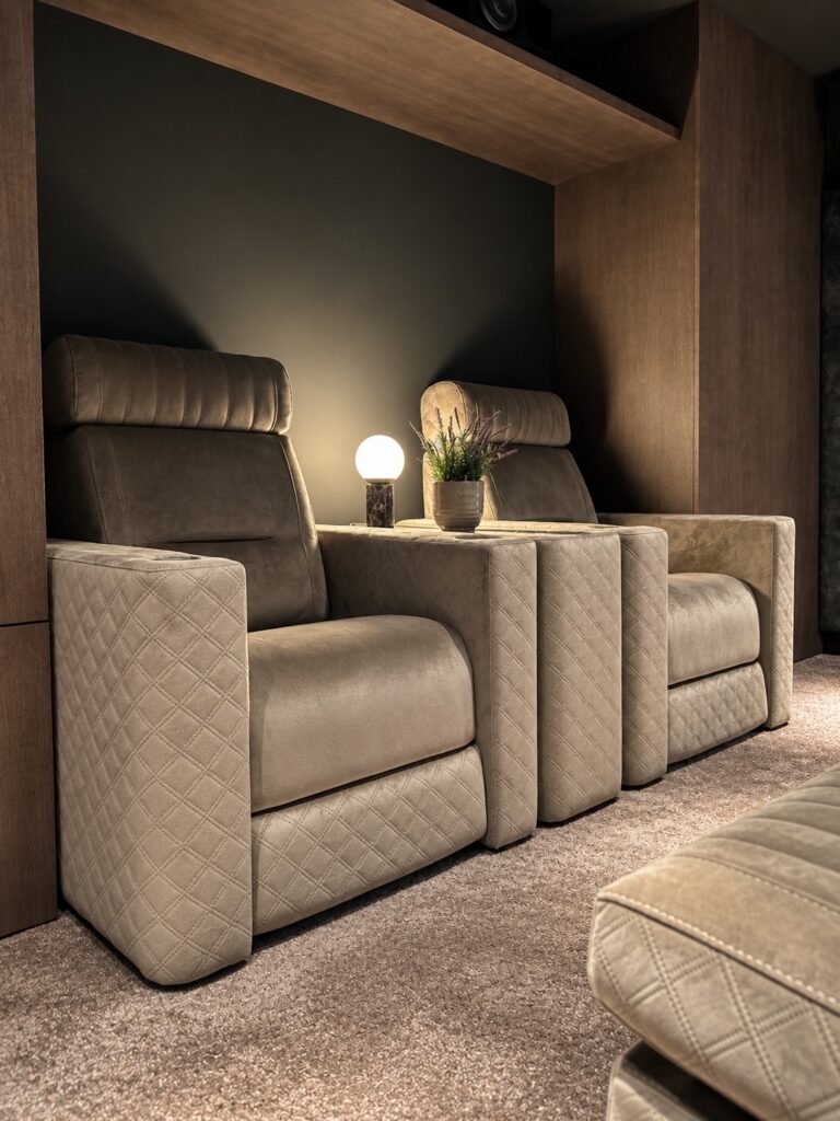 Sala de cine en casa en San Cugat 07