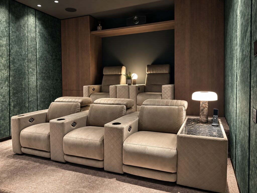 Sala de cine en casa en San Cugat 10